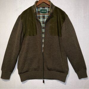 Orvis Men's Green Sweater